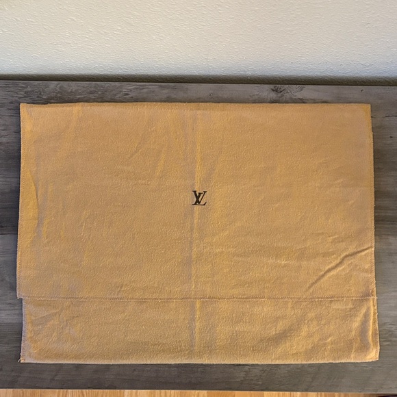 Louis Vuitton Authentic Tan Envelope Style Storage Dust Bag - Picture 1 of 9